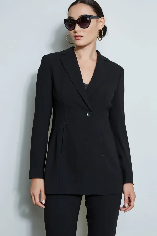 Elie Tahari Jackets & Blazers-Asymmetric Single Button Blazer