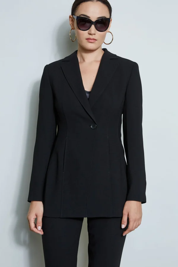 Elie Tahari Jackets & Blazers-Asymmetric Single Button Blazer