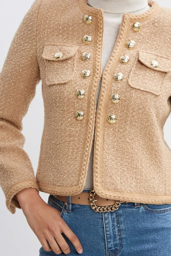 Elie Tahari Jackets & Blazers-Boucle Button Jacket