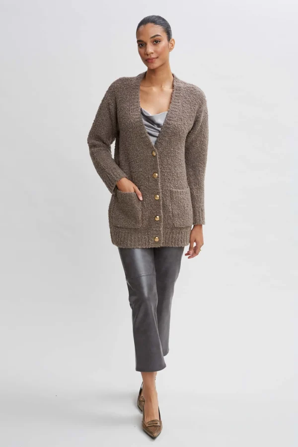 Elie Tahari Tops & Sweaters-Boucle Merino Cardigan