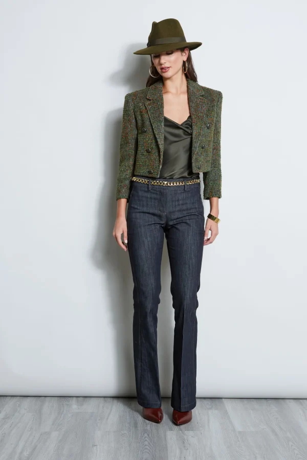 Elie Tahari Jackets & Blazers-Boucle Tweed Cropped Jacket