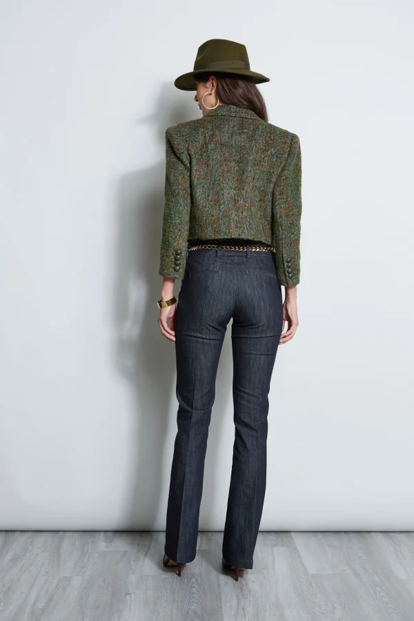 Elie Tahari Jackets & Blazers-Boucle Tweed Cropped Jacket