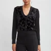 Elie Tahari Tops & Sweaters-Burnout Velvet Cardigan