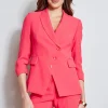 Elie Tahari Jackets & Blazers-3 Button Ruched Sleeve Blazer