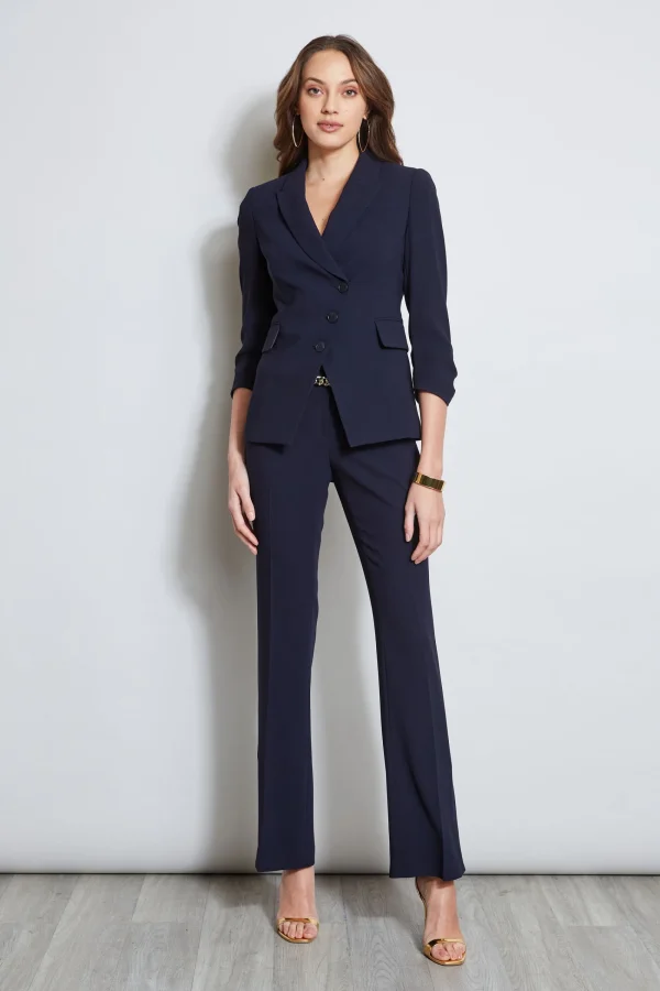 Elie Tahari Jackets & Blazers-3 Button Ruched Sleeve Blazer