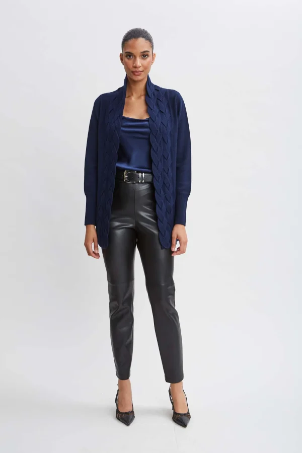 Elie Tahari Tops & Sweaters-Cable Cardigan