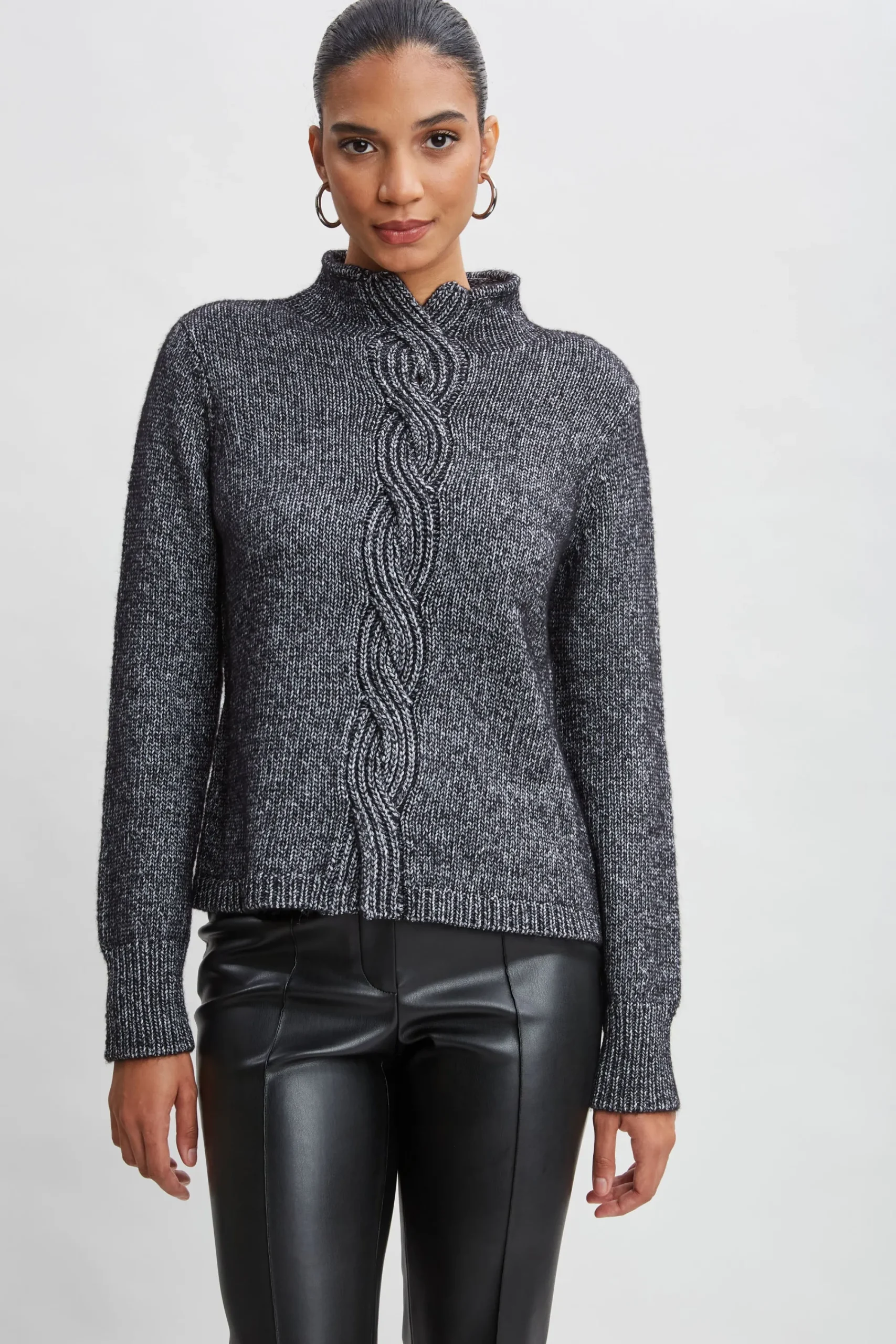 cable_front_cotton_merino_2.webp Elie Tahari Tops & Sweaters-Cable Front Cotton Merino Sweater