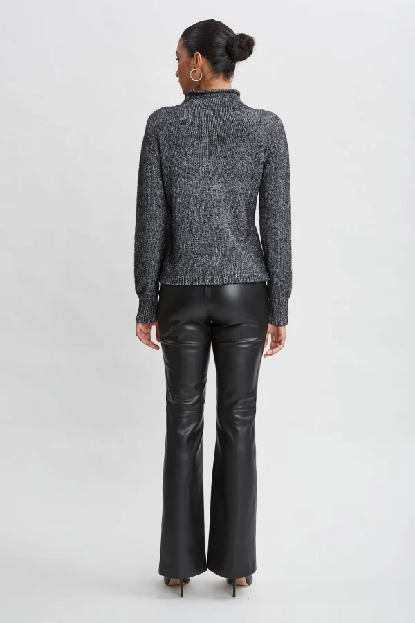 Elie Tahari Tops & Sweaters-Cable Front Cotton Merino Sweater