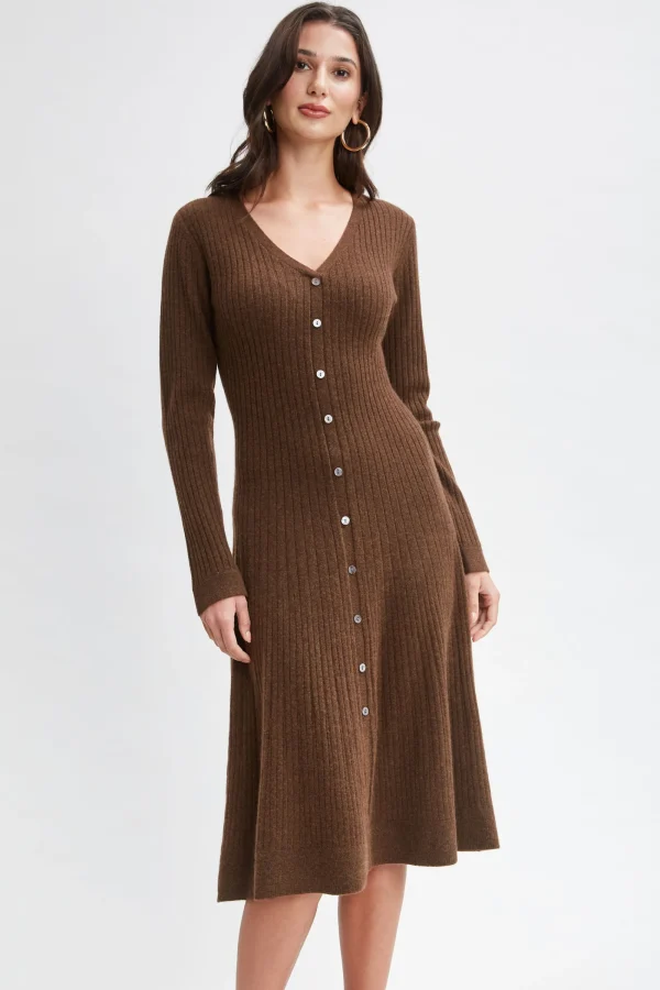 Elie Tahari Dresses & Jumpsuits | Long Sleeve Dresses-Cashmere Fit & Flare Dress