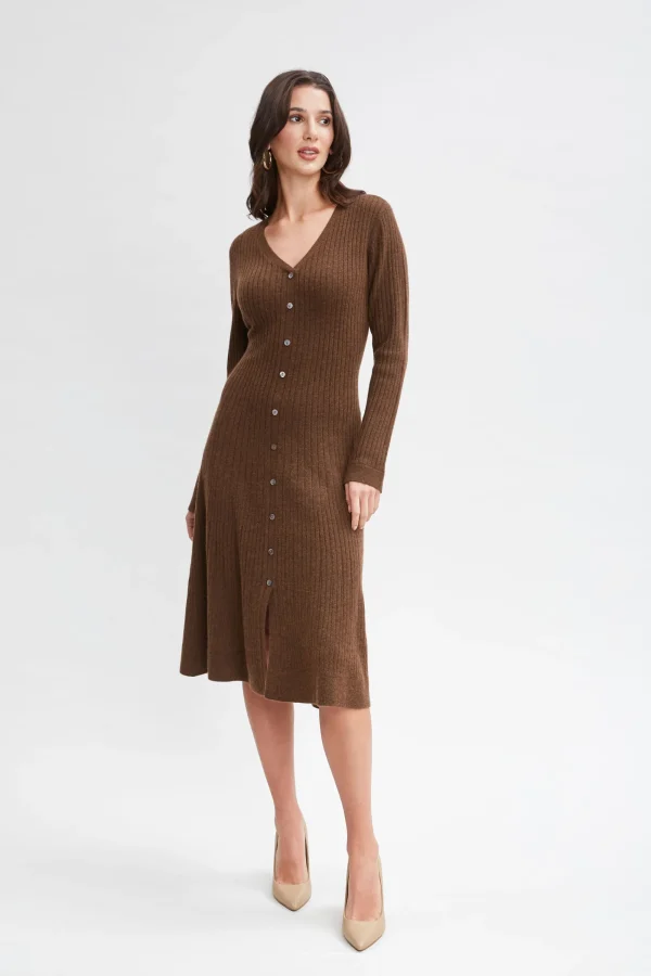 Elie Tahari Dresses & Jumpsuits | Long Sleeve Dresses-Cashmere Fit & Flare Dress