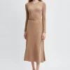 Elie Tahari Dresses & Jumpsuits-Cashmere Long Sleeve Belted Dress