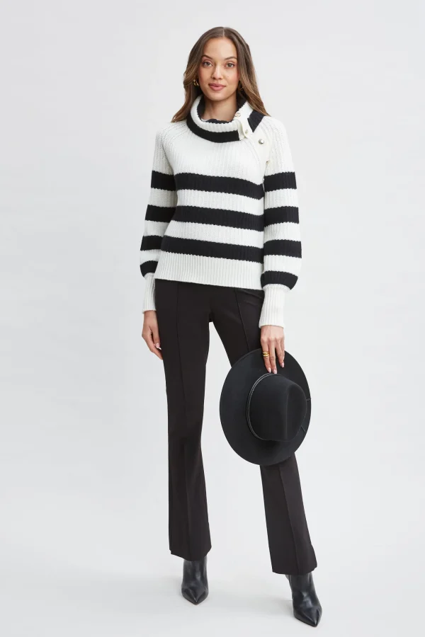 Elie Tahari Tops & Sweaters-Cashmere Stripe Sweater