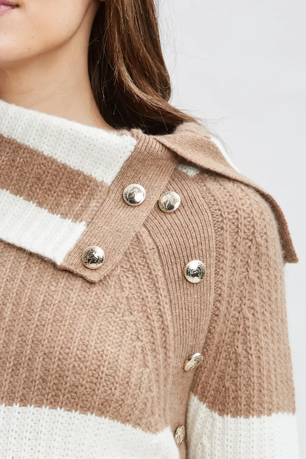 Elie Tahari Tops & Sweaters-Cashmere Stripe Sweater