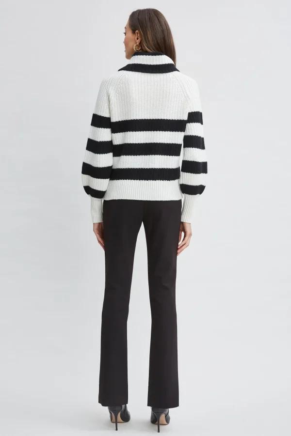 Elie Tahari Tops & Sweaters-Cashmere Stripe Sweater