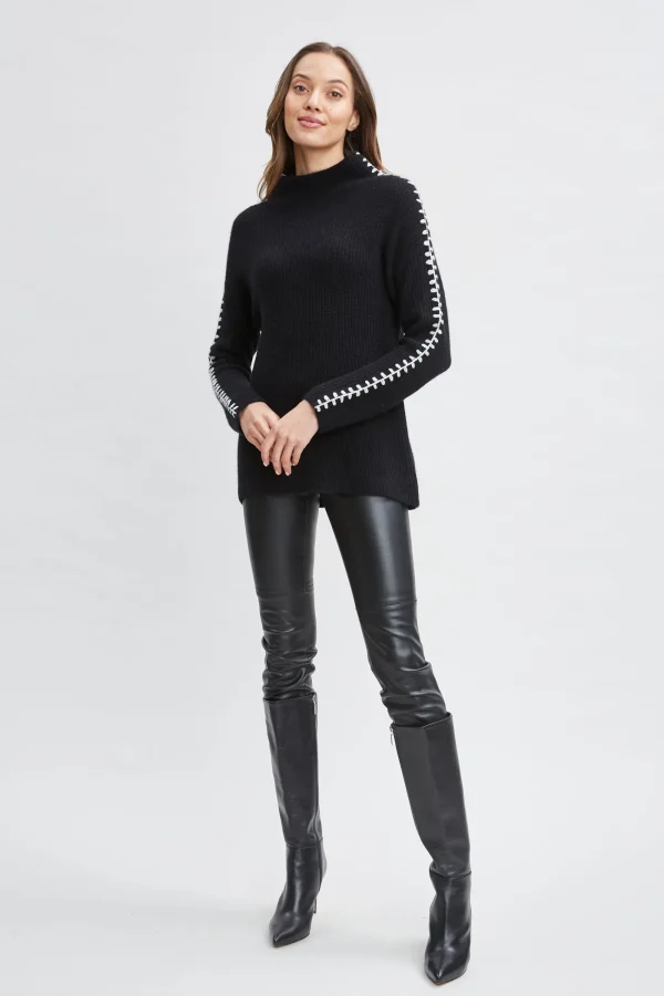 Elie Tahari Tops & Sweaters-Cashmere Whipstitch Sweater