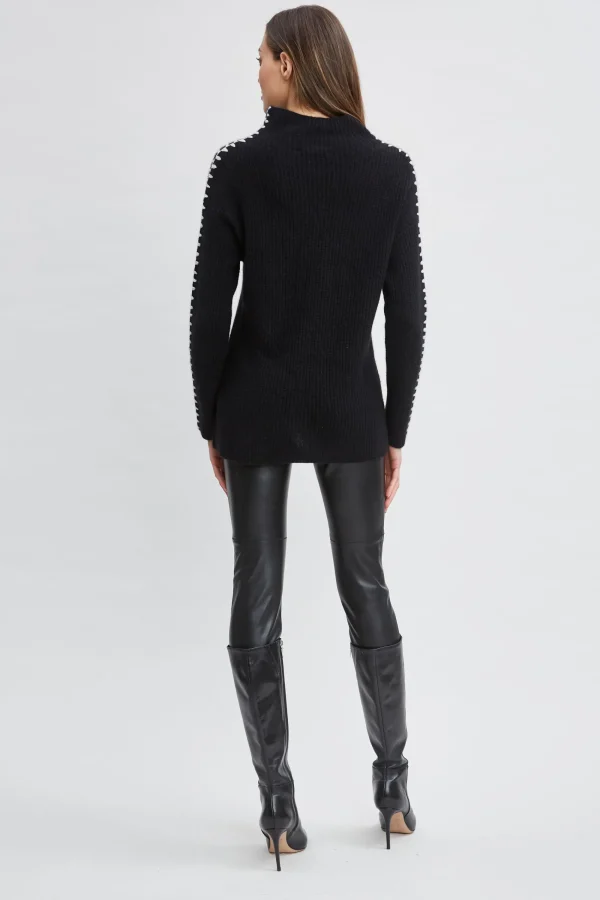 Elie Tahari Tops & Sweaters-Cashmere Whipstitch Sweater