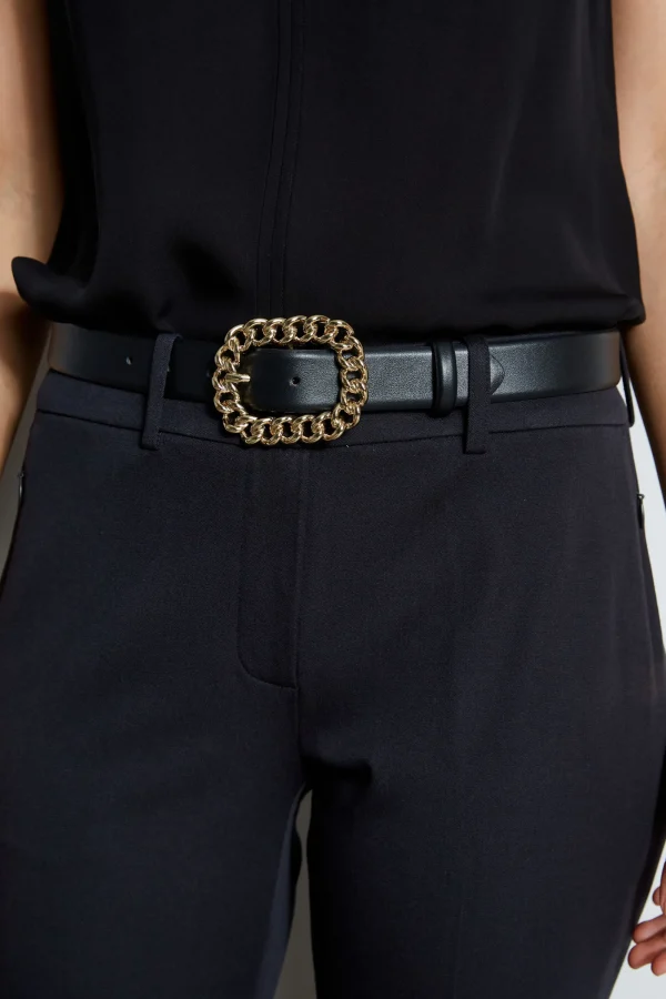 Elie Tahari Fragrance | Gloves-Chain Buckle Belt