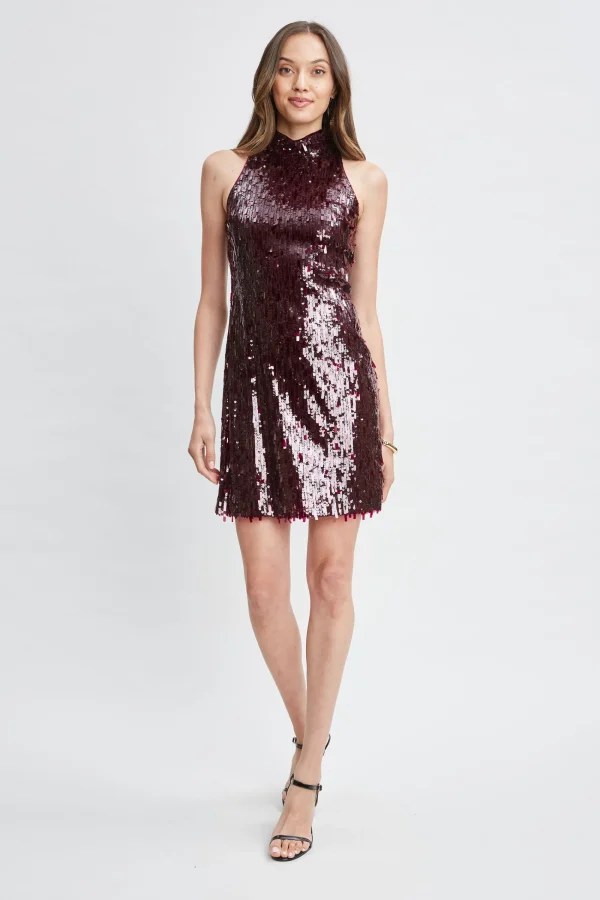 Elie Tahari Dresses & Jumpsuits-Chandelier Sequin Halter Dress