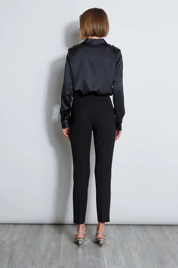 Elie Tahari Tops & Sweaters | Suiting-Chiffon Ruffle Silk Satin Shirt