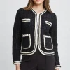 Elie Tahari Tops & Sweaters | Suiting-Contrast Cardigan Sweater