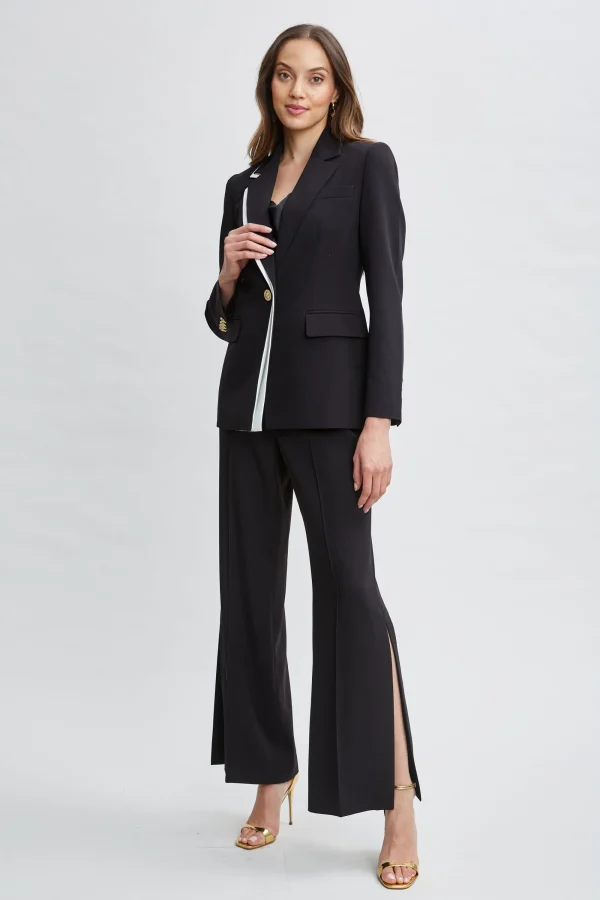 Elie Tahari Jackets & Blazers | Suiting-Contrast Trim Blazer