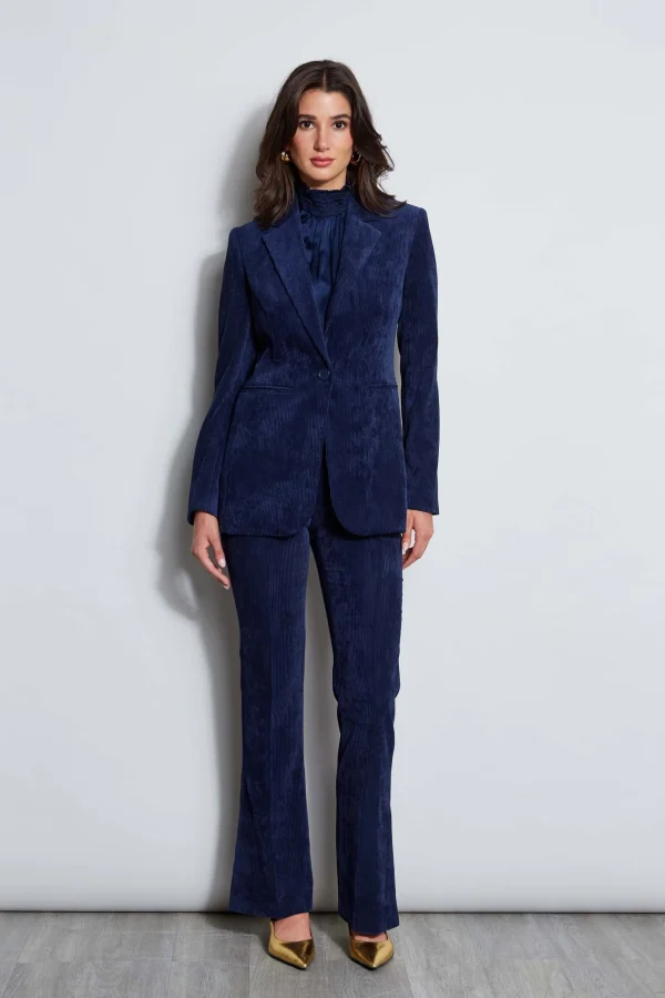 Elie Tahari Bottoms | Suiting-Corduroy Fit & Flare Pant