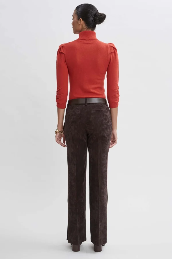 Elie Tahari Bottoms | Suiting-Corduroy Fit & Flare Pant