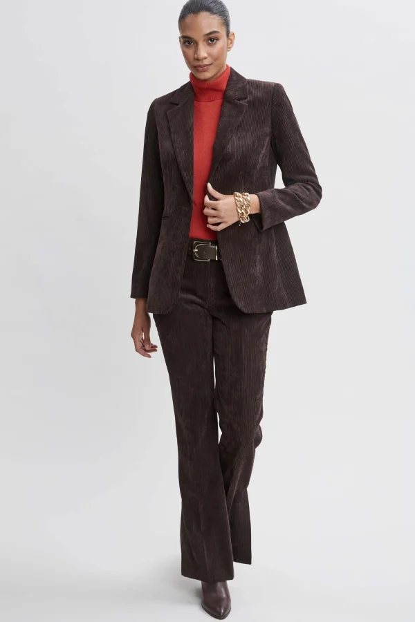 Elie Tahari Jackets & Blazers | Suiting-Corduroy Single Button Blazer