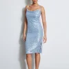 Elie Tahari Dresses & Jumpsuits | Sleeveless Dresses-Cowl Neck Sequin Dress