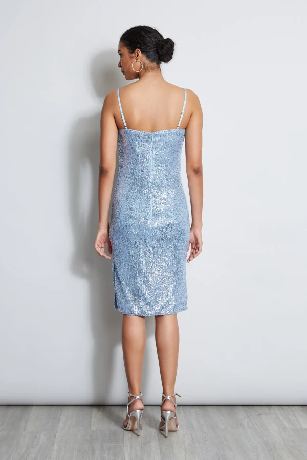 Elie Tahari Dresses & Jumpsuits | Sleeveless Dresses-Cowl Neck Sequin Dress