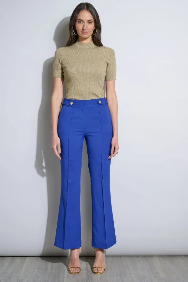 Elie Tahari Bottoms-Crest Button Pant