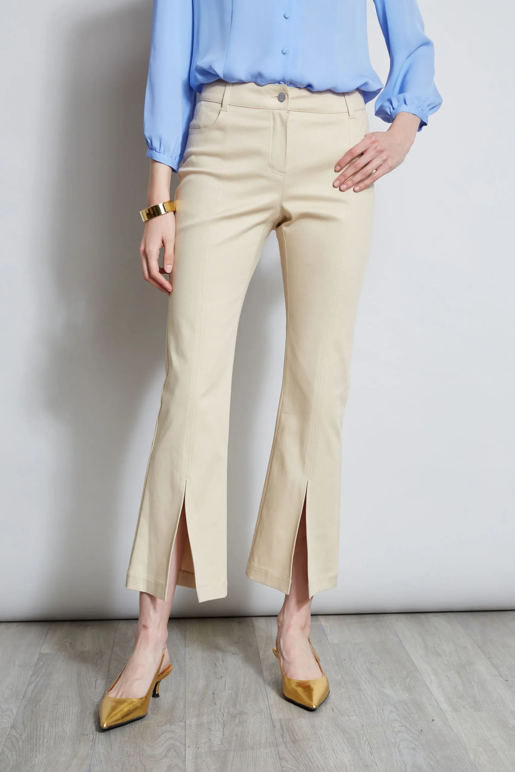 cropped_denim_canvas_slit_3.webp Elie Tahari Bottoms-Cropped Denim Canvas Slit Pant