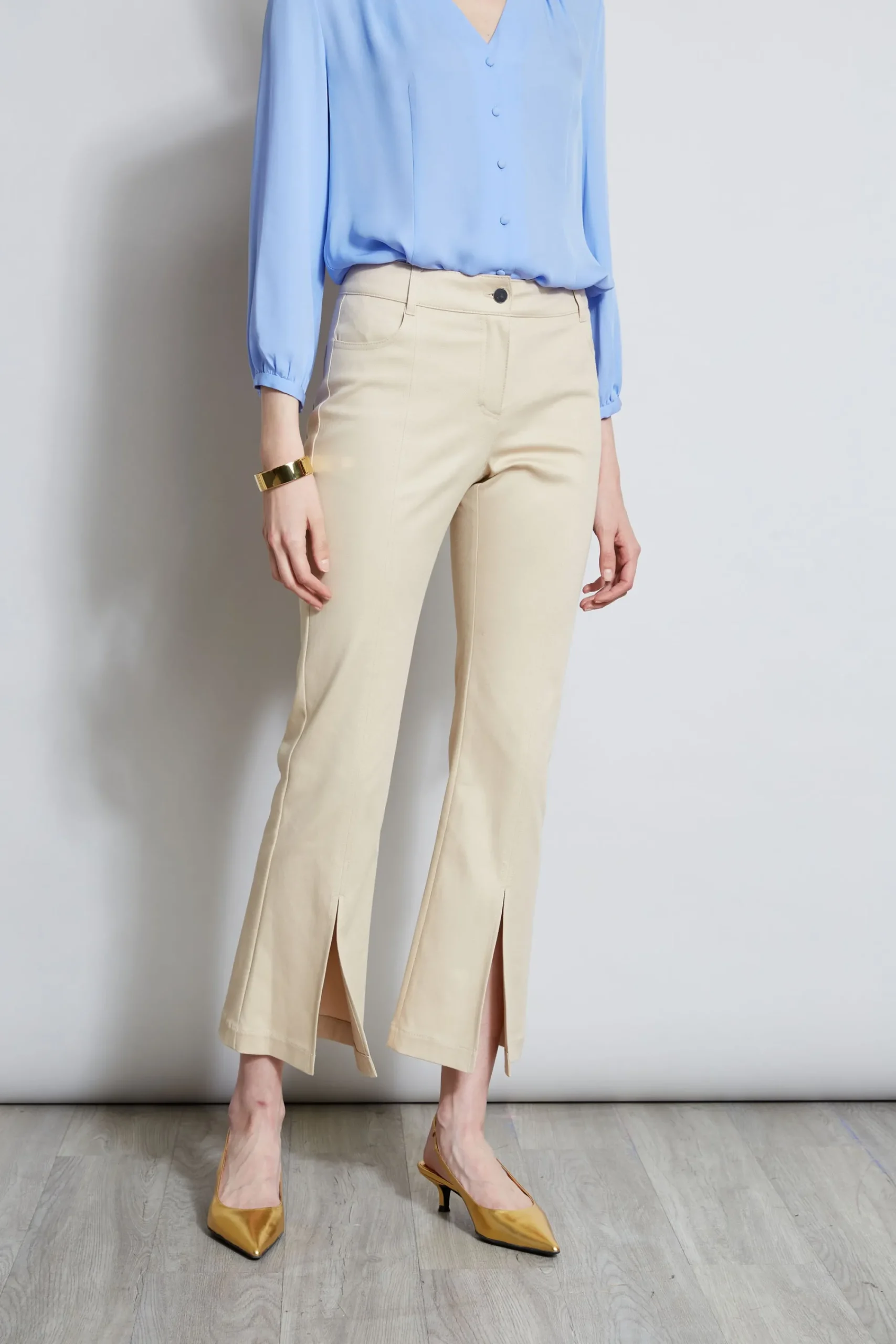 cropped_denim_canvas_slit_4.webp Elie Tahari Bottoms-Cropped Denim Canvas Slit Pant