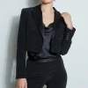 Elie Tahari Jackets & Blazers-Cropped Tuxedo Jacket