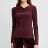 Elie Tahari Tops & Sweaters-Crystal Knot Wool Sweater