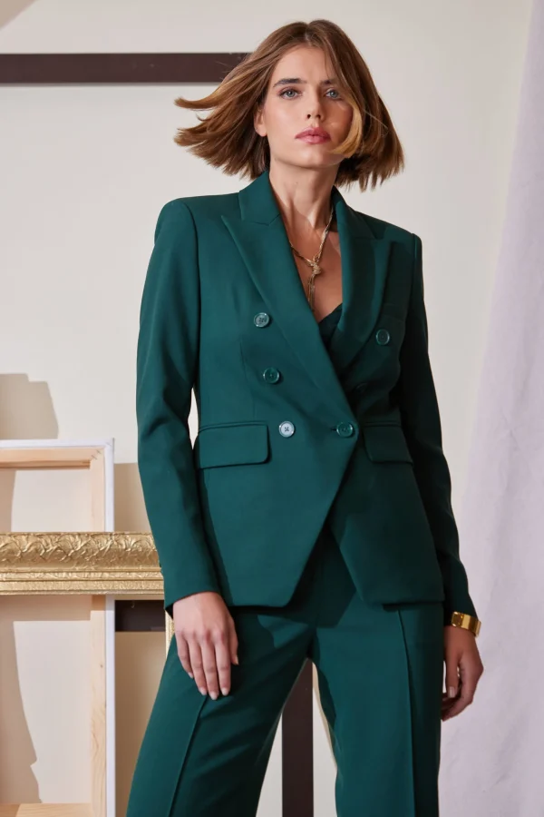 Elie Tahari Jackets & Blazers | Suiting-Double Breasted Blazer