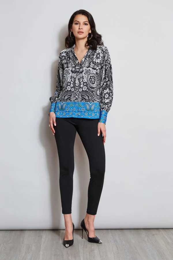 Elie Tahari Tops & Sweaters-Eclipse Scarf Print Shirt