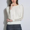 Elie Tahari Tops & Sweaters-Embellished Merino Cashmere Sweater