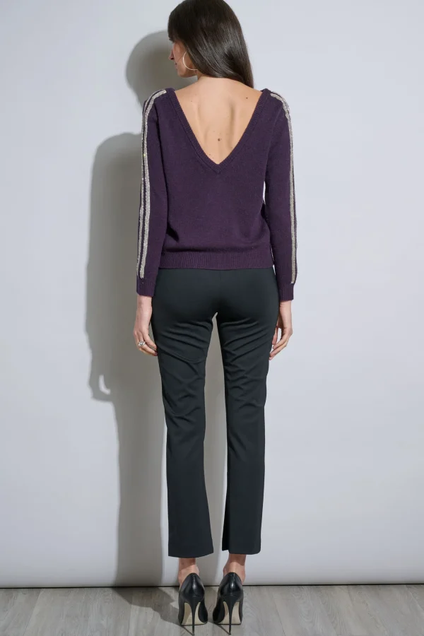 Elie Tahari Tops & Sweaters-Embellished Merino Cashmere Sweater