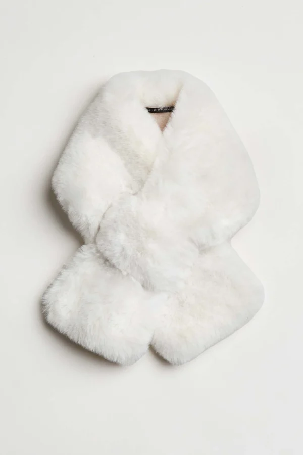 Elie Tahari Fragrance | Gloves-Faux Fur Pull Through Scarf