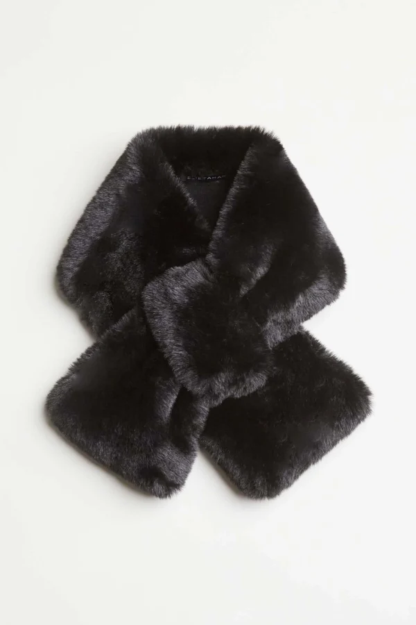 Elie Tahari Fragrance | Gloves-Faux Fur Pull Through Scarf