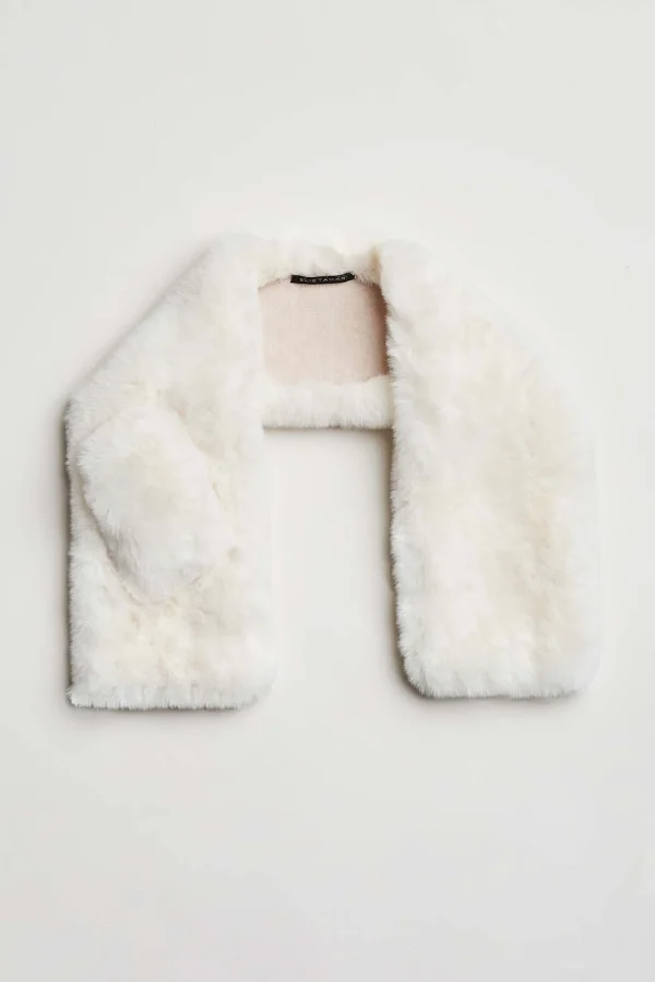 Elie Tahari Fragrance | Gloves-Faux Fur Pull Through Scarf