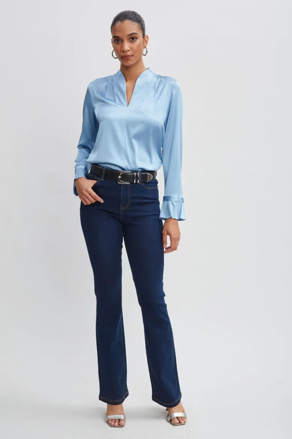 Elie Tahari Bottoms-Fit & Flare Jeans