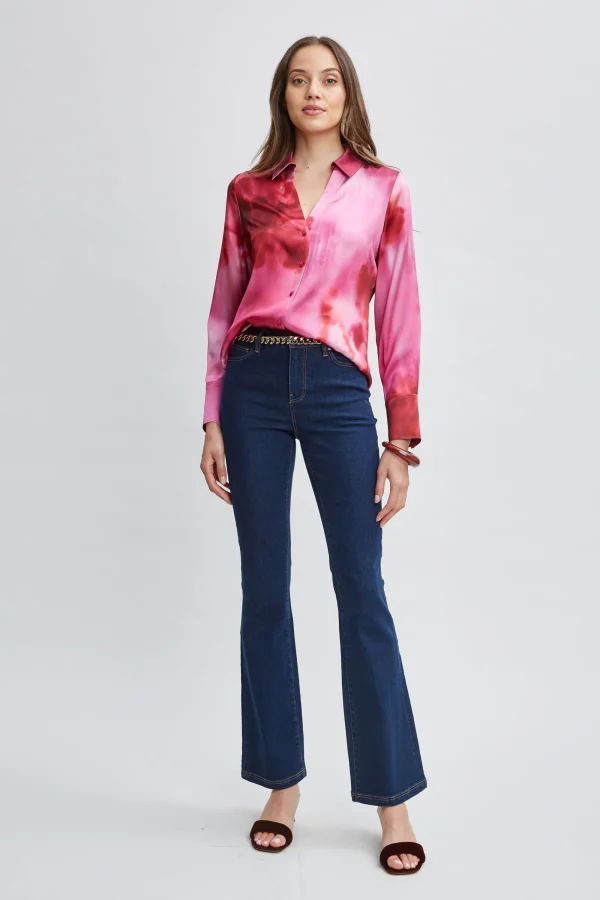 Elie Tahari Bottoms-Fit & Flare Jeans