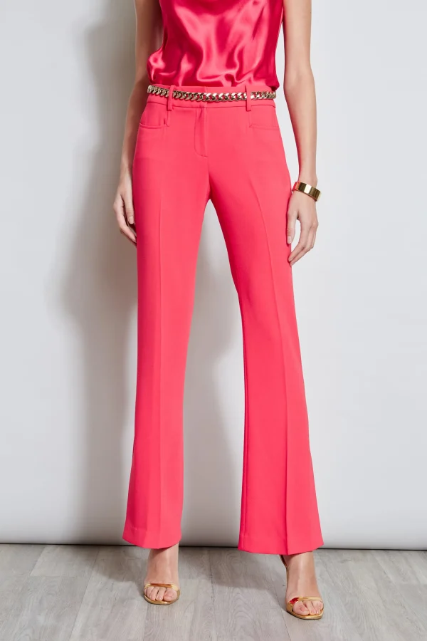 Elie Tahari Bottoms-Fit & Flare Slit Pant