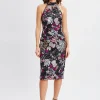 Elie Tahari Dresses & Jumpsuits-Floral Sequin Halter Dress