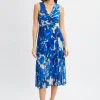 Elie Tahari Dresses & Jumpsuits-Garden Printed Twist Midi Dress