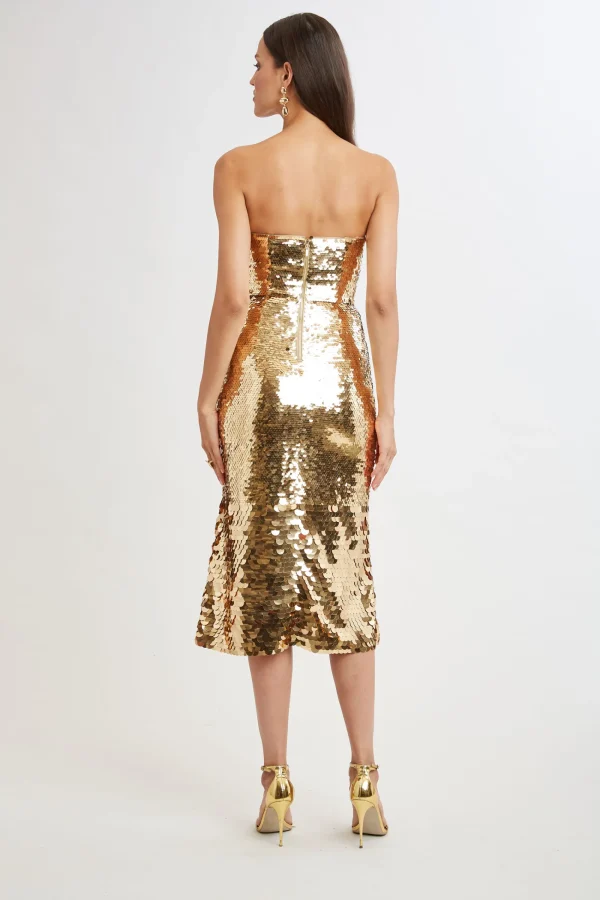 Elie Tahari Dresses & Jumpsuits | Midi Dresses-Graduated Sequin Dress