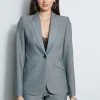 Elie Tahari Jackets & Blazers-Herringbone Panel Blazer