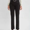 Elie Tahari Bottoms-Inseam Slit Flare Pant